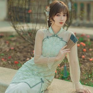 Jade Marilyn Retro Cheongsam Qipao Midi Sheath Dress | Traditional Floral Dress